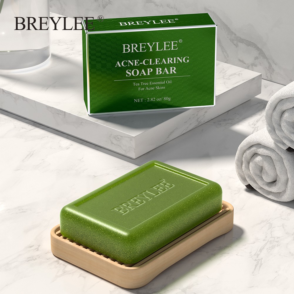 Xà phòng rửa mặt BREYLEE giúp cải thiện tình trạng mụn hiệu quả