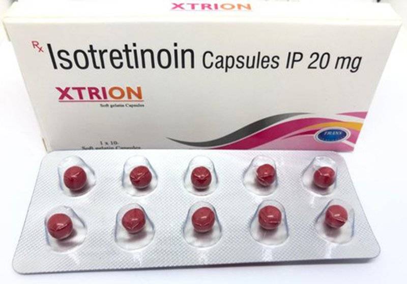 Thuốc cân bằng nội tiết tố trị mụn Isotretinoin