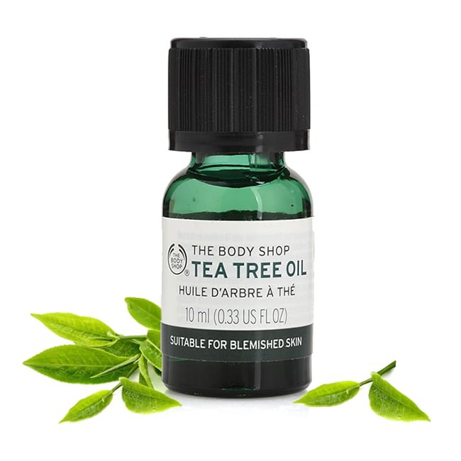 Tinh dầu trà trị mụn tea tree oil của The Body Shop
