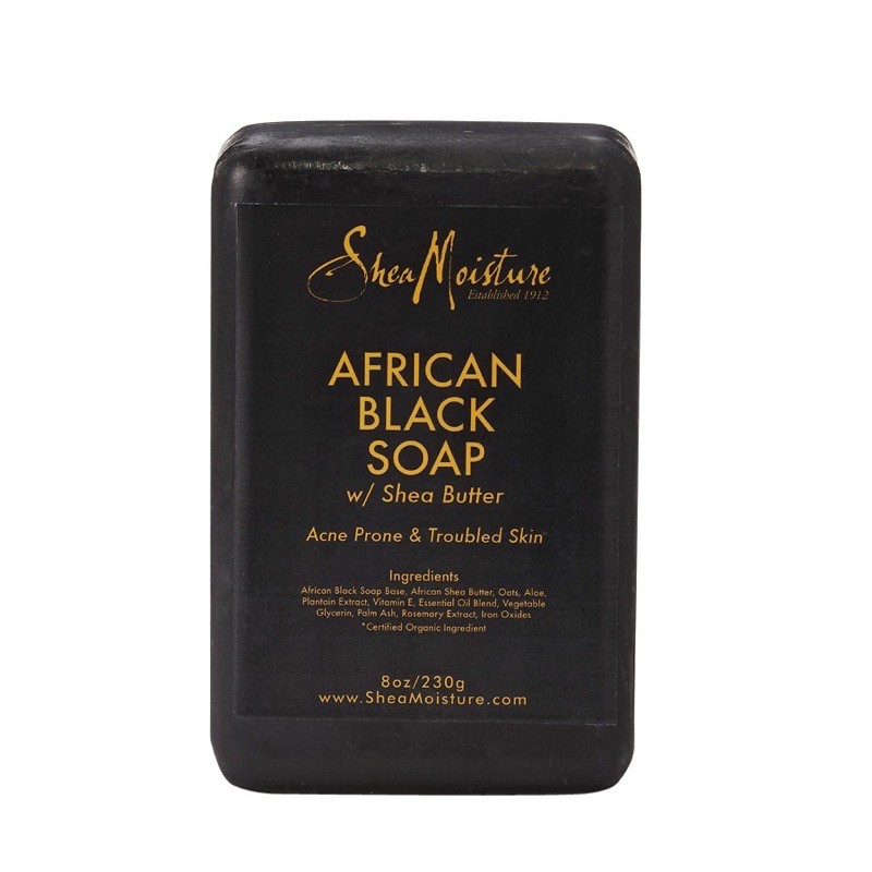 Xà phòng trị mụn African Black Soap Bar for Acne Prone Skin