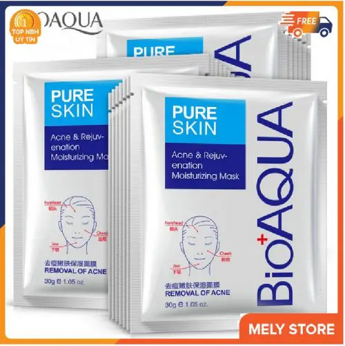 Mặt nạ Pure Skin sử dụng cho làn da bị tổn thương do mụn gây ra.