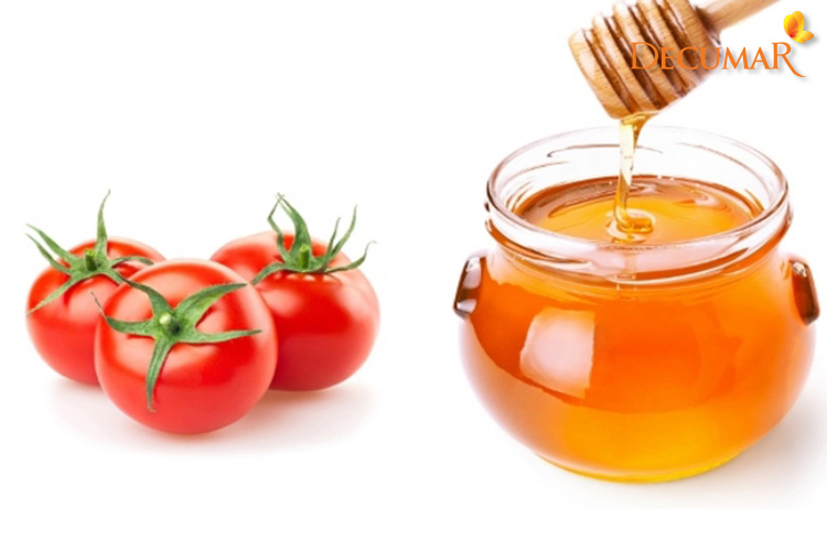 Nên sử dụng mặt nạ mật ong và cà chua 2 lần mỗi tuần để đạt hiệu quả trị mụn và thâm