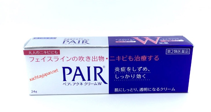 Kem trị trứng cá của Nhật Pair Acne W Cream chấm mụn pair