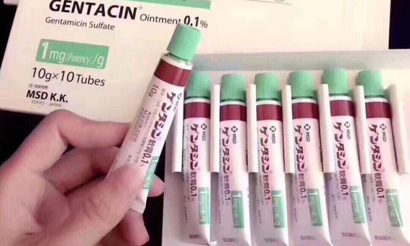 Kem trị sẹo Gentacin Ointment 0.1% ( 10gr ) Nhật Bản - XACHTAYNHAT.NET gentamicin 10g