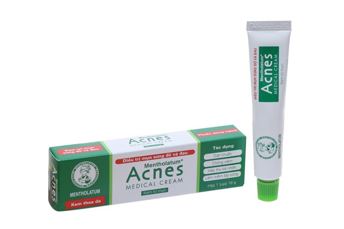 Kem hỗ trợ trị mụn Acnes Medical Cream tuýp 18g-Nhà thuốc An Khang