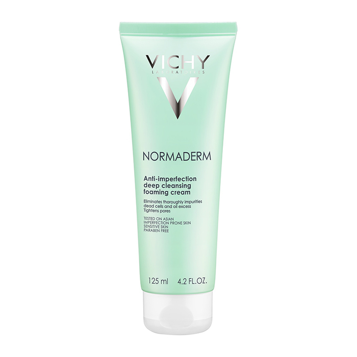 Vichy Normaderm Foam Cleanser là sữa rửa mặt ngăn ngừa mụn và se lỗ chân lông của thương hiệu Vichy có nguồn gốc ở pháp