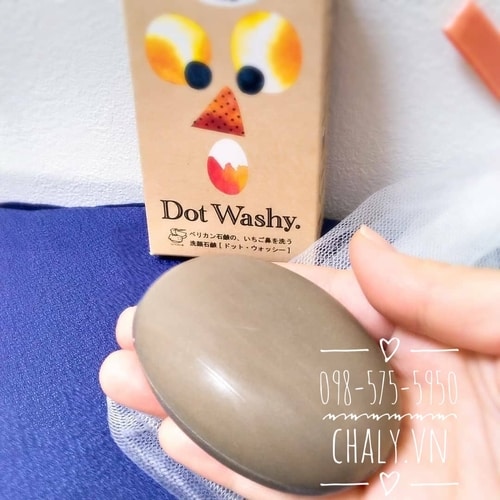 Xà phòng rửa mặt Nhật cho da dầu mụn tốt nhất Dot Washy facial social được review cao trên Cosme Nhật, có khả năng trị mụn đầu đen, kiềm dầu cực tốt
