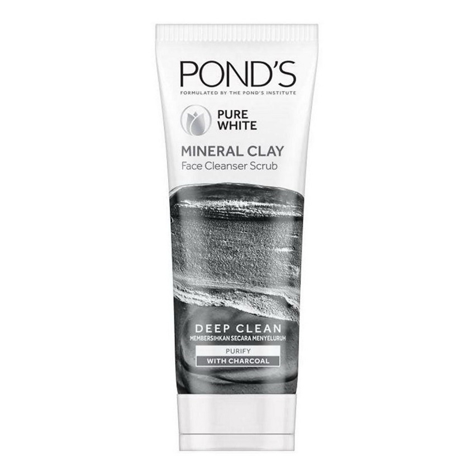 POND'S Mineral Clay Face Cleanser Scrub Pure White Deep Clean 90g tube – MEDiCARE