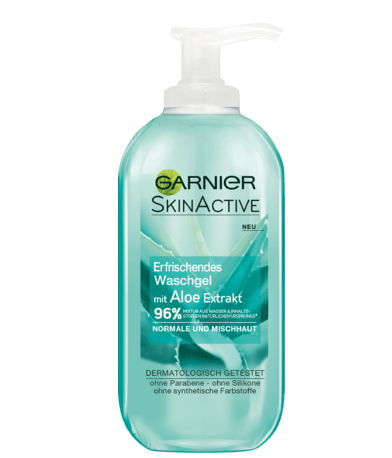 Sữa rửa mặt Garnier Skin Active Erfrischendes Waschgel Mit Aloe, 200ml Siêu thị EURO MART