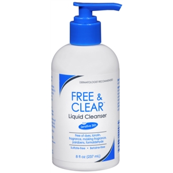 Free &amp; Clear Liquid Cleanser, For Sensitive Skin