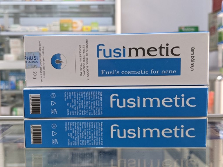 Thuốc trị mụn Fusimetic 20g có tốt không? | Review công dụng, cách dùng, giá, lưu ý