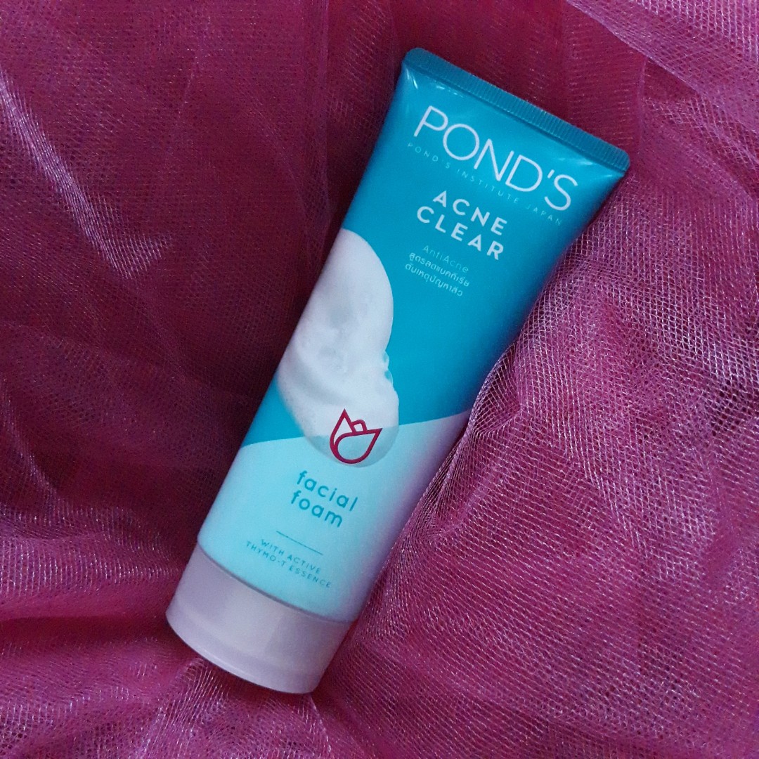 Pond's Acne Clear Facial Foam, Beauty &amp; Personal Care, Face, Face Care on Carousell