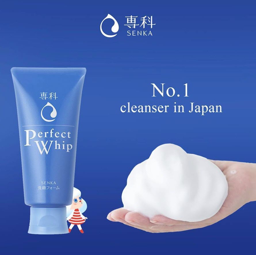 Review Sữa rửa mặt trắng da Perfect Whip Shiseido Nhật Bản có tốt không?】