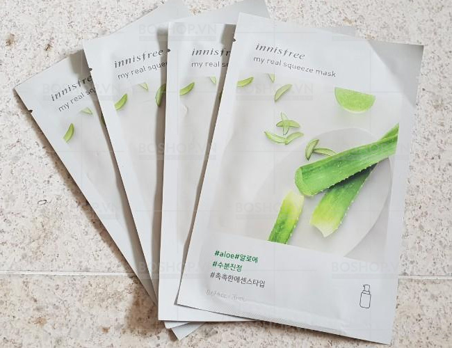 Mặt nạ Innisfree My Real Squeeze Mask - Lô hội