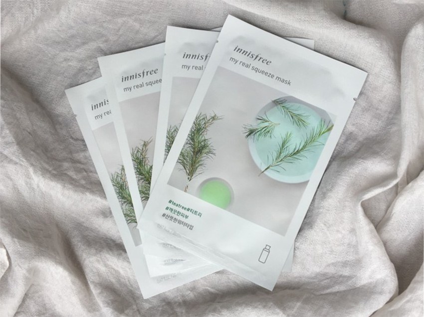 Mặt nạ Innisfree My Real Squeeze Mask Tea Tree