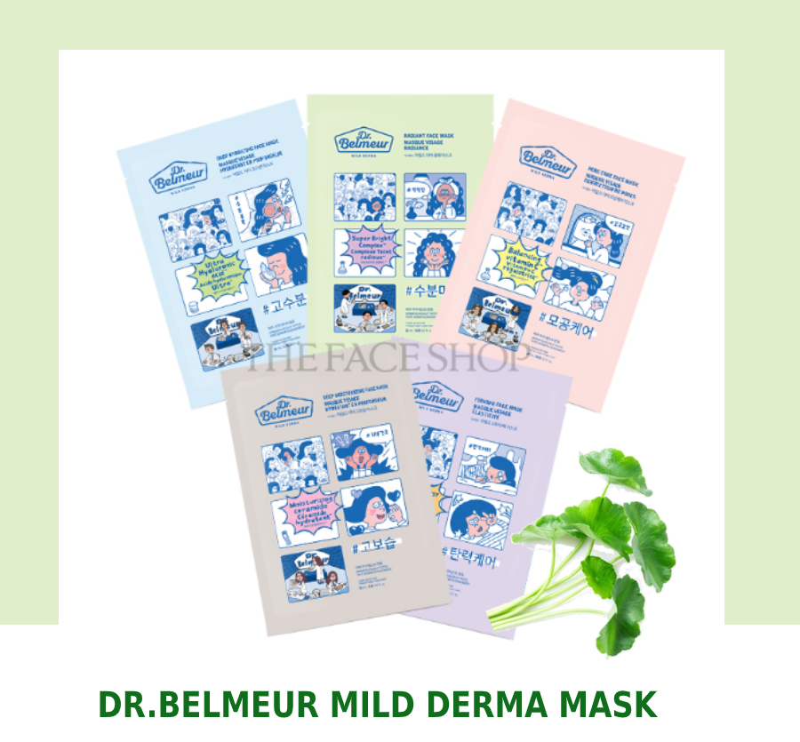 mặt nạ giấy Dr.Belmeur Mild Derma