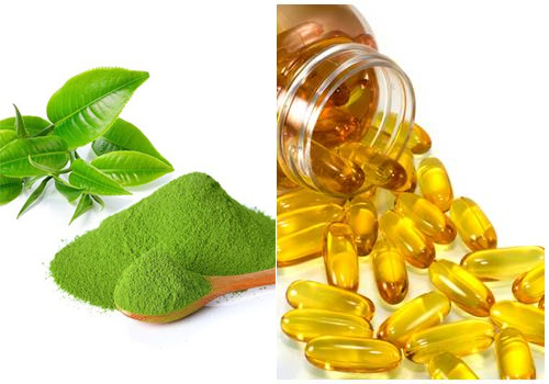 Mặt nạ trà xanh và vitamin E hỗ trợ chữa mụn và ngăn ngừa lão hóa